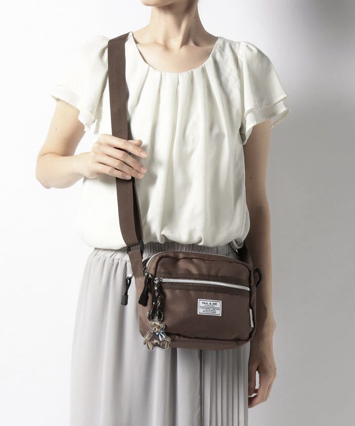 新品⭐未使用品PAUL&JOE⁄CAT FACE 2WAY BAG⁄ベージュ