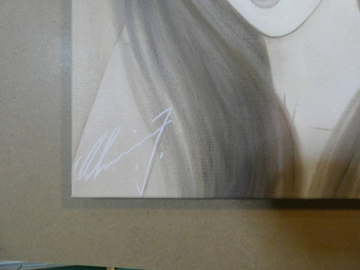HOT，SALE】 肉筆 / 絵画 / 油彩/ 依頼品/ 人物 / 鶴田一郎 『長髪美人