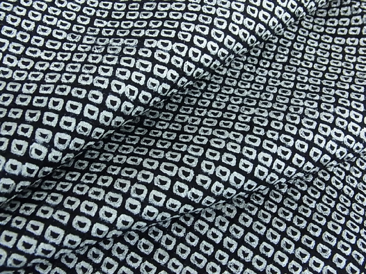 花美人着物■大変加工の良い総絞り小紋　逸品　未使用　cf0954