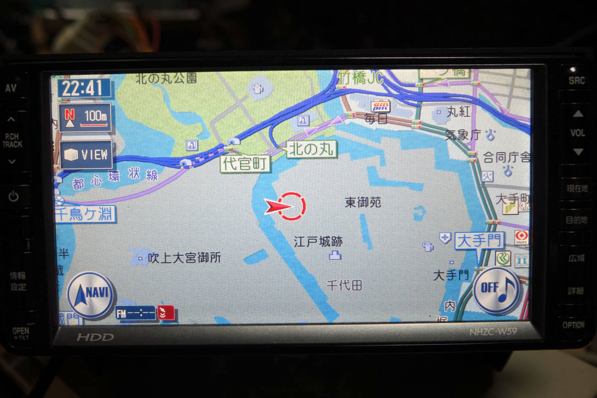 NHZC-W59 HDDナビ - ☆ 地デジフルセグ4チューナー ダイハツ純正