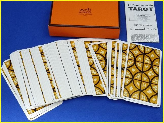 ☆【美品/売切り】 HERMES エルメス タロットカード トランプ