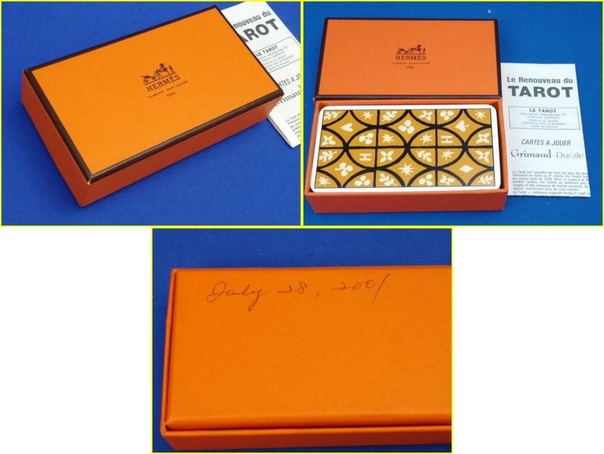 ☆【美品/売切り】 HERMES エルメス タロットカード トランプ ☆ 在庫
