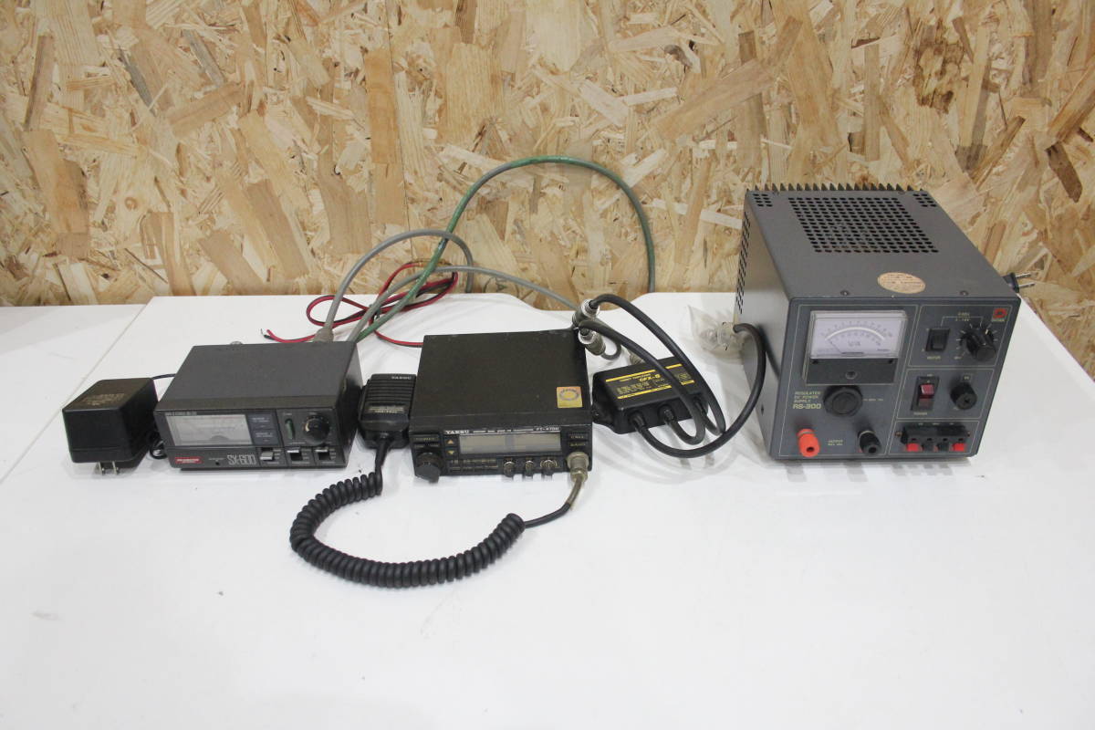 TF12280　無線機セット　DAIWA　RS-300　DAIAMOND AVTENA　SX-600他　通電確認のみ　現状品