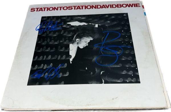デヴィッド・ボウイ アールスリック ロイ・ビッタン 直筆サイン入り LP レコード 送料無料