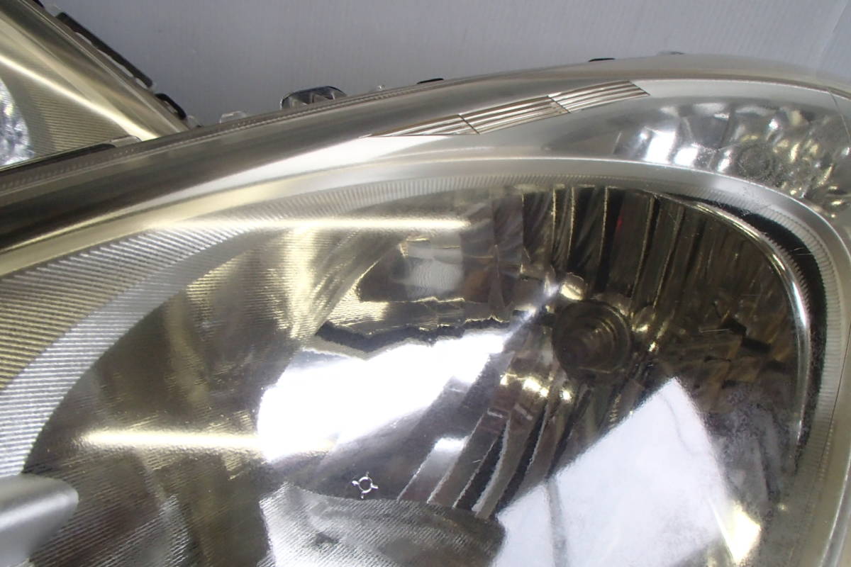 GE6/GE7/GE8/GE9 後期 フィット 純正 ハロゲン 左右 ヘッド ライト ランプ P9603 / 33100-TF0-J51・33150-TF0-J51 打刻2【23-43】