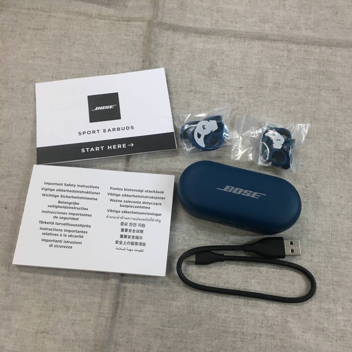 ジャンク品 Bose Sport Earbuds 完全ワイヤレスイヤホン Bluetooth