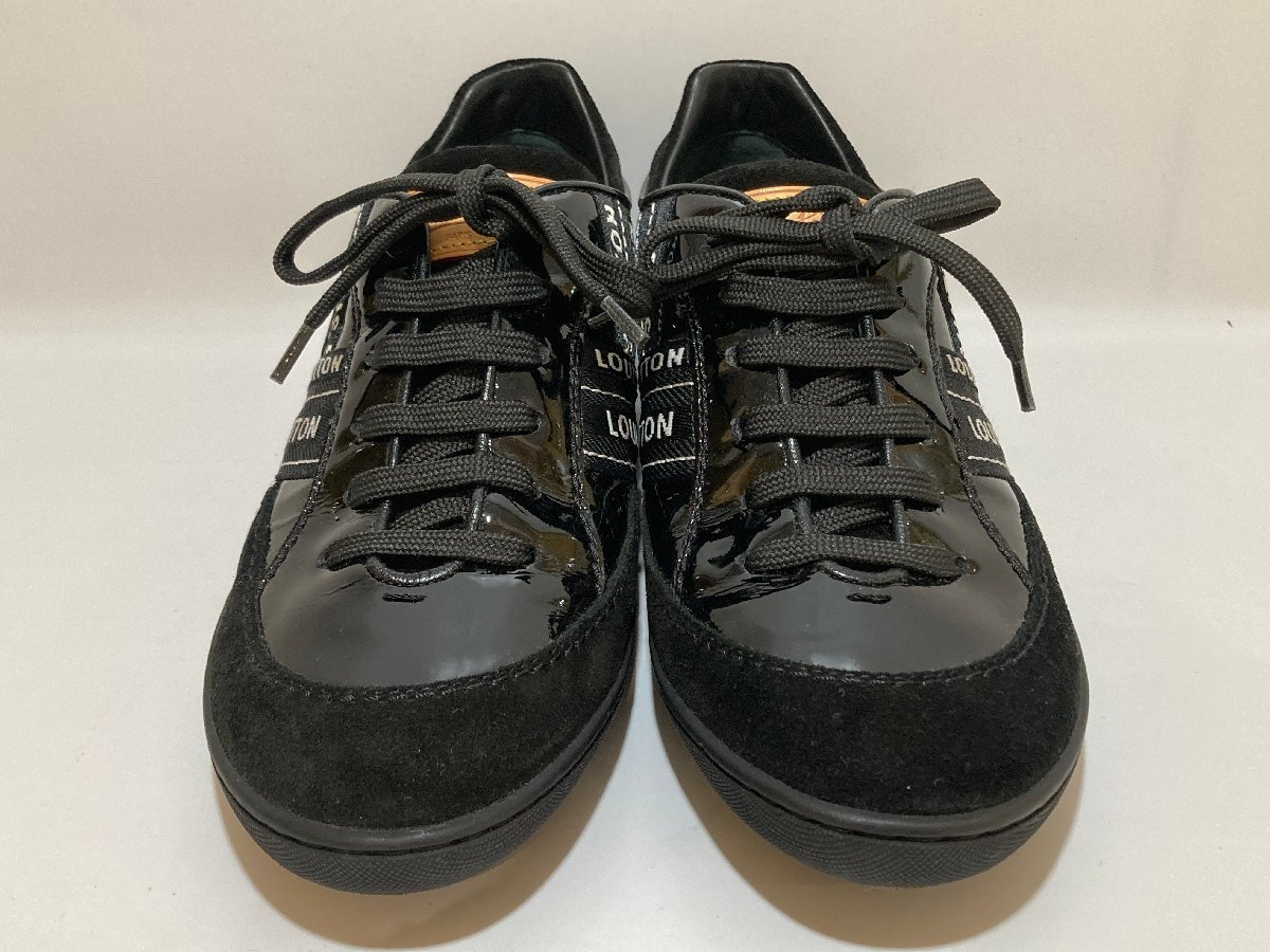 6k112830】LOUIS VUITTON ルイヴィトン スニーカー エナメル×スエード 