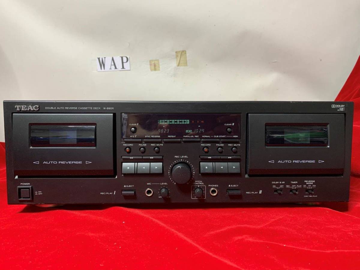 動作確認 ☆ TEAC W-890R MK2 ティアック W-890R MKⅡ ダブルオート