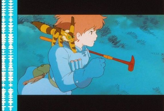 風の谷のナウシカ 島本須美 連続5コマ OF 35mm映画フィルム 宮崎駿