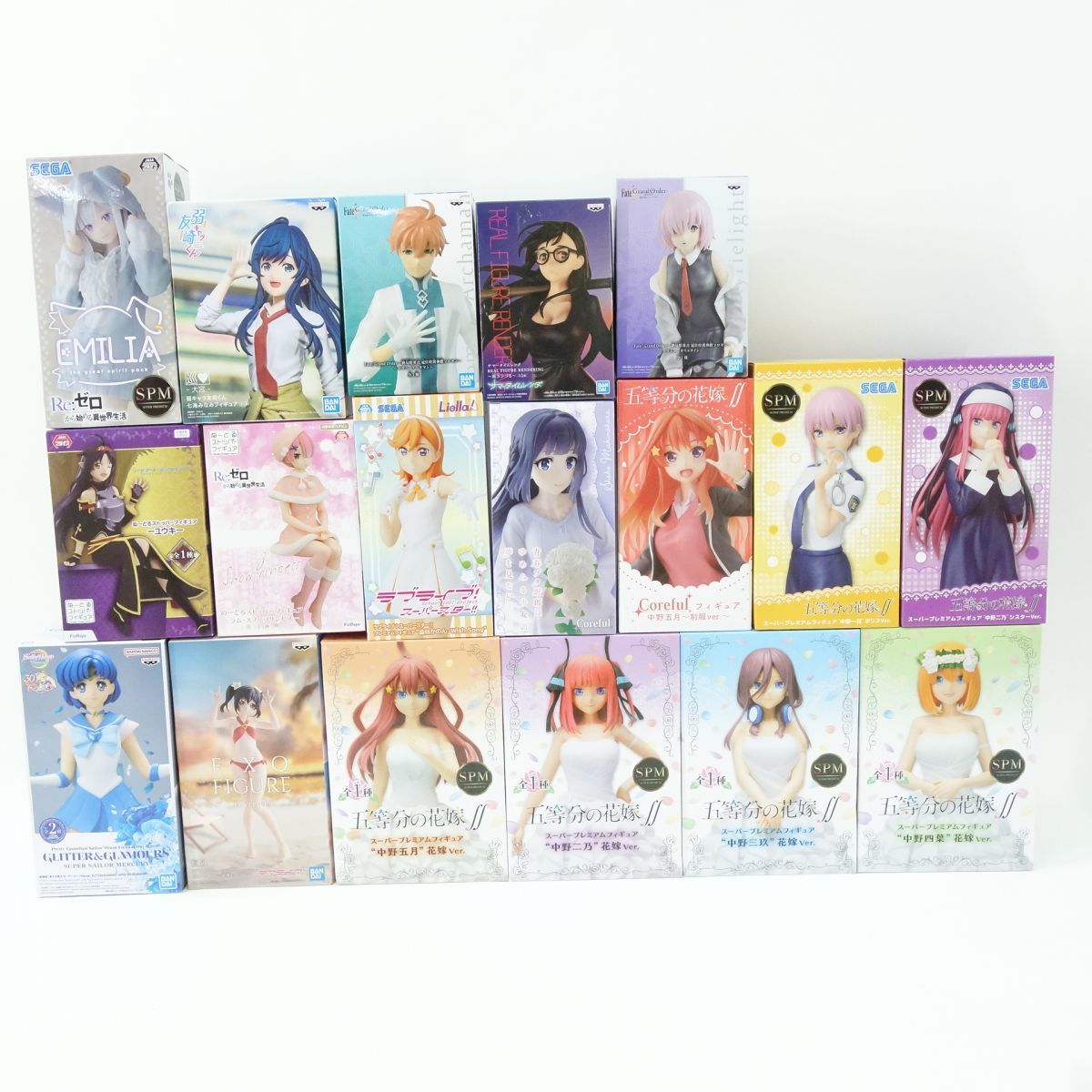 062【未開封】 Re:ゼロ 五等分の花嫁 他 萌え系 フィギュア まとめ セット