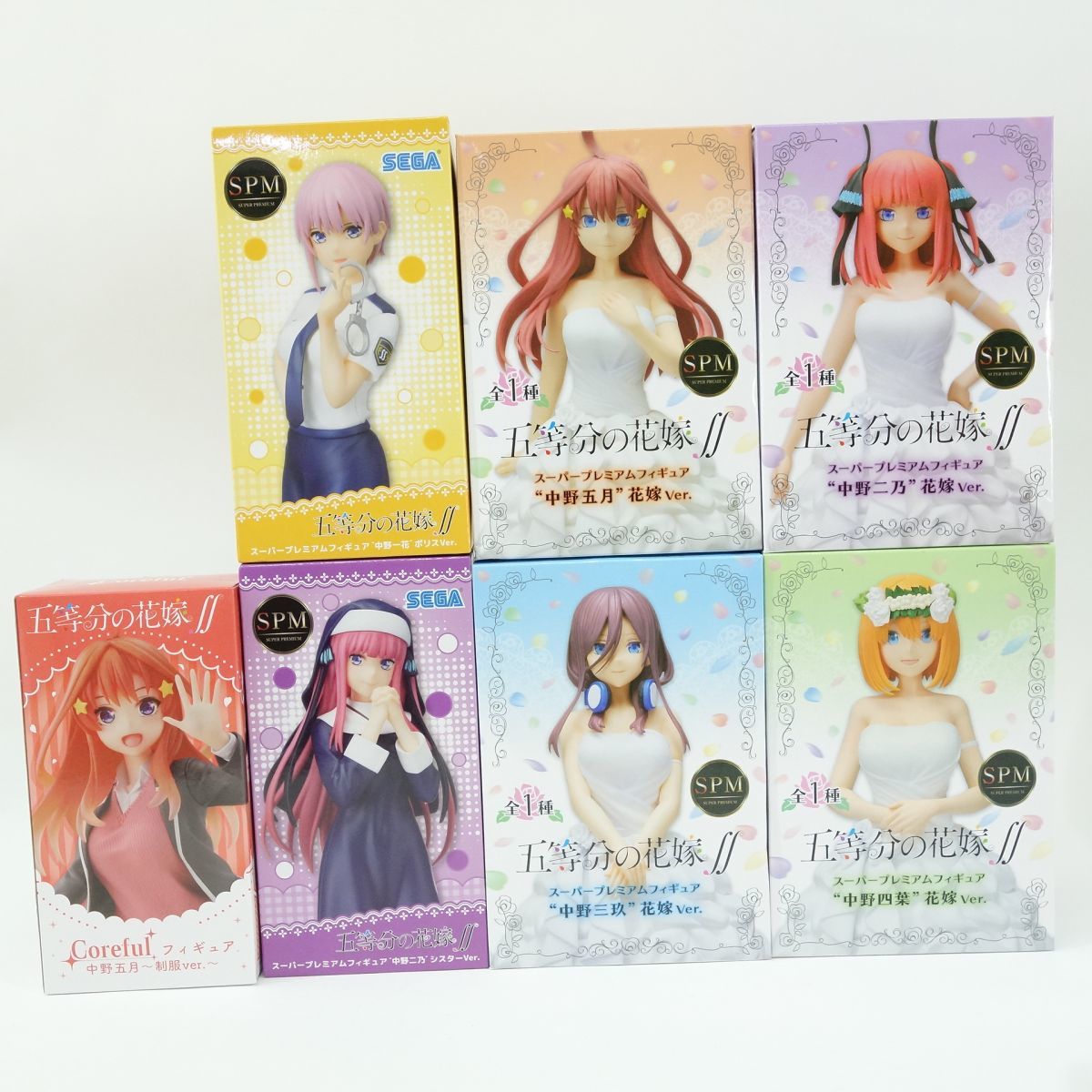 062【未開封】 Re:ゼロ 五等分の花嫁 他 萌え系 フィギュア まとめ セット