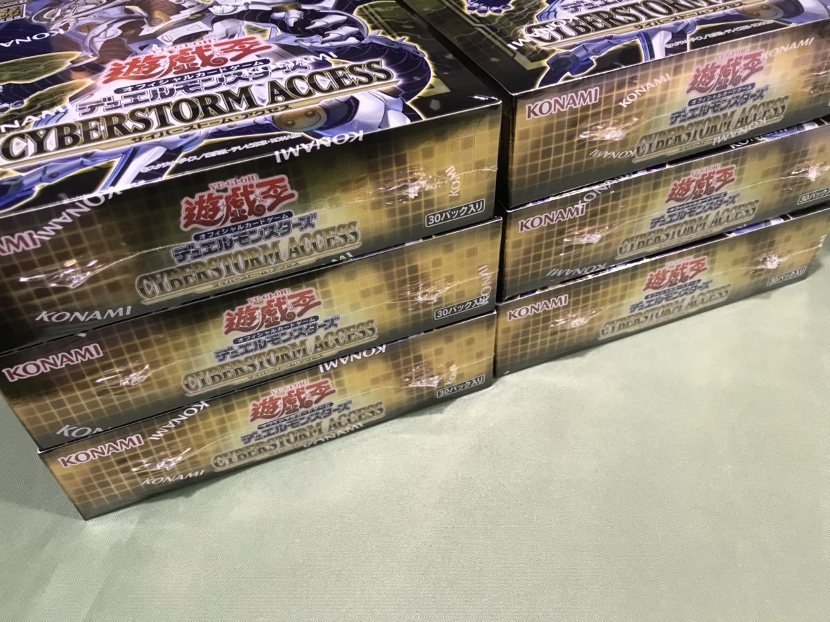 6BOX【新品 未開封 シュリンク付き】遊戯王OCG CYBERSTORM ACCESS