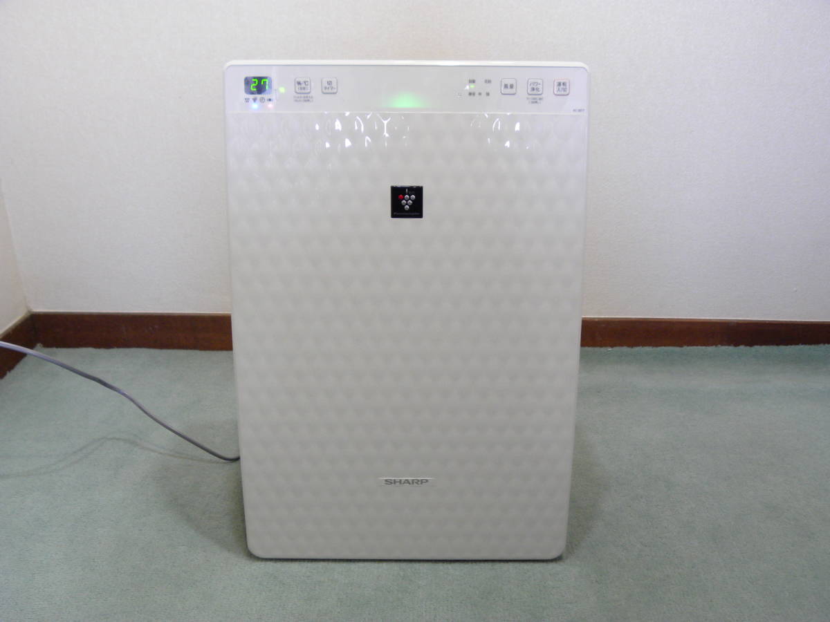 01*2020年製SHARP加湿空気清浄機 SHARP 2020年製 プラズマクラスター 0 マイベスト 空気を〝見える