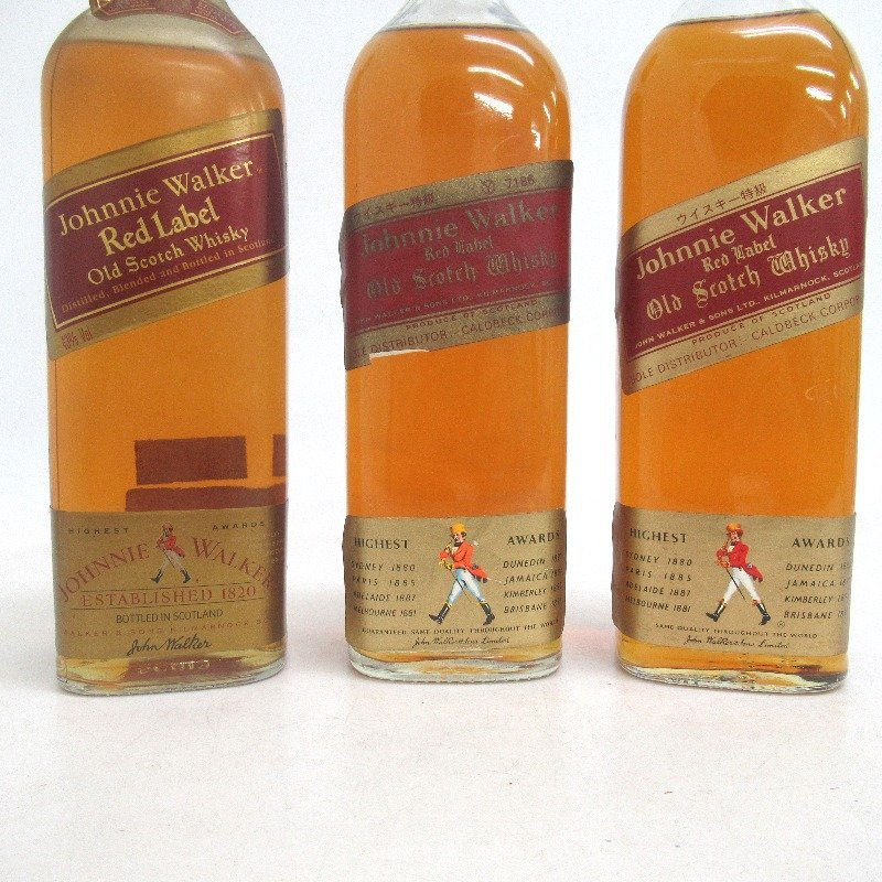 ジョニーウォーカー レッドラベル 3本セット 750ml ジョニー