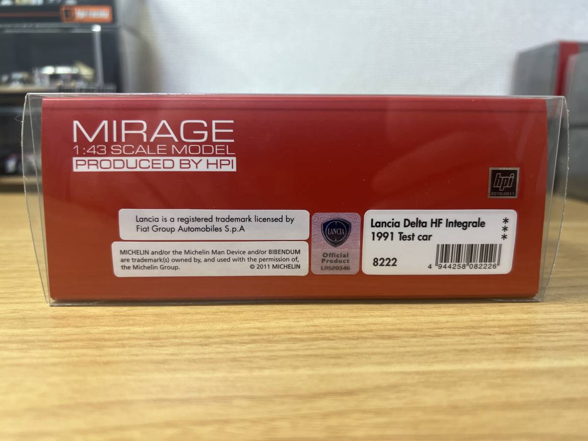 1/43 hpi ランチア デルタ HF インテグラーレ 1991 テストカー 1/43 hpi ランチア デルタ HF インテグラーレ 1991 テストカー