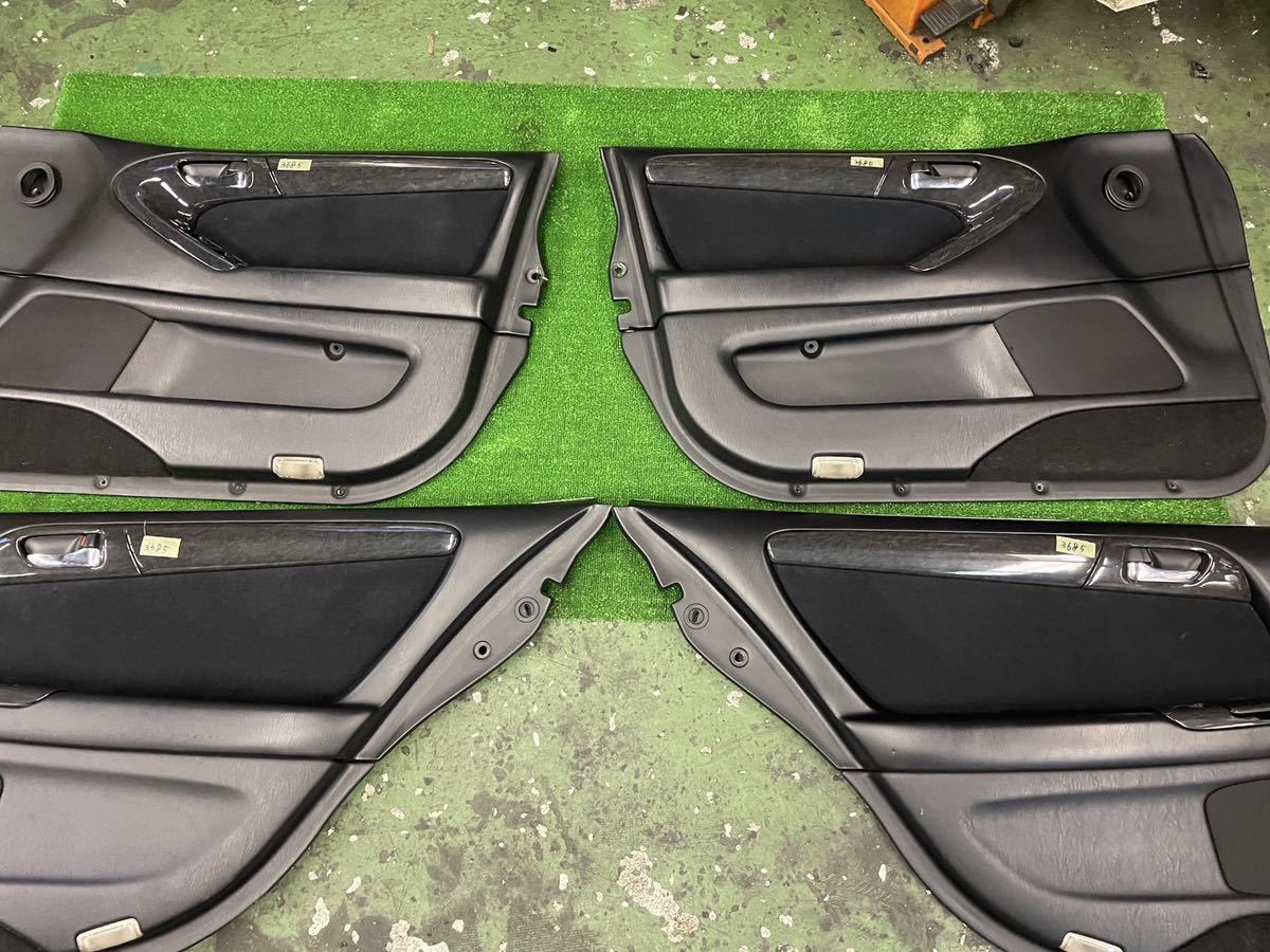 230118-3685 トヨタ TOYOTA アリスト JZS161 160 2JZ-GTE 内装 ドア内張り セット (F)