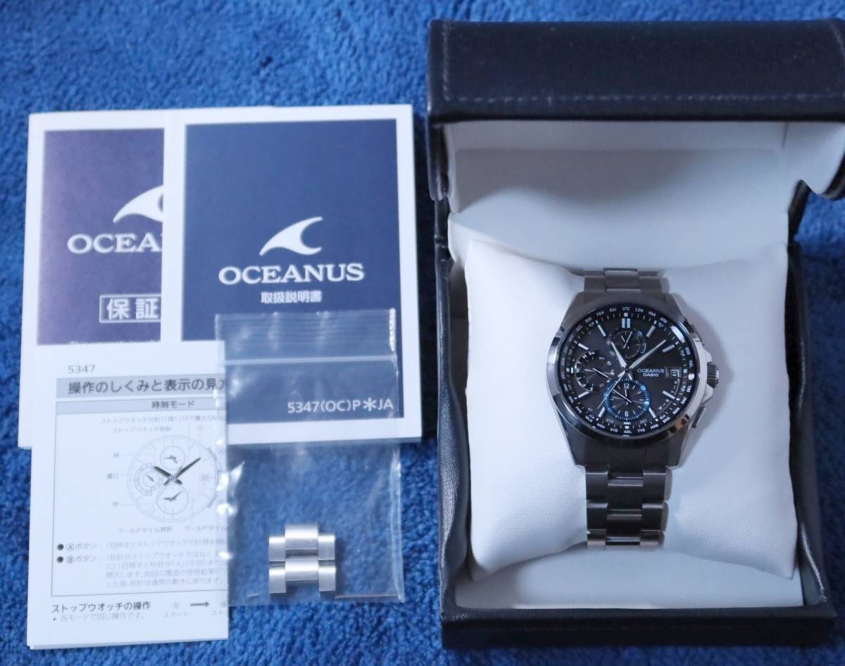 CASIO (カシオ) 腕時計 オシアナス OCW-T2600-1AJF ソーラー 電波 