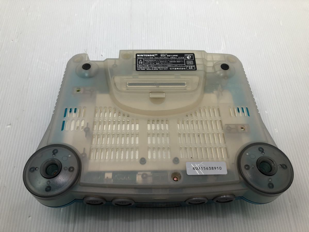 動作品 Nintendo 64 本体 黒 ブラック NUS-001 任天堂（♪△【任天堂 