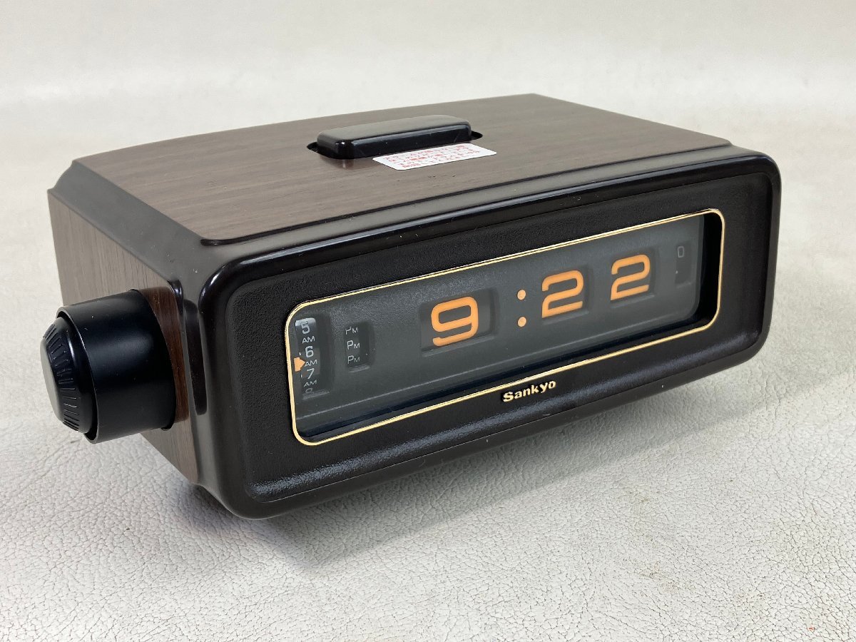 Sankyo サンキョー デジタルクロック 304Z 動作品 Sankyo 置き時計