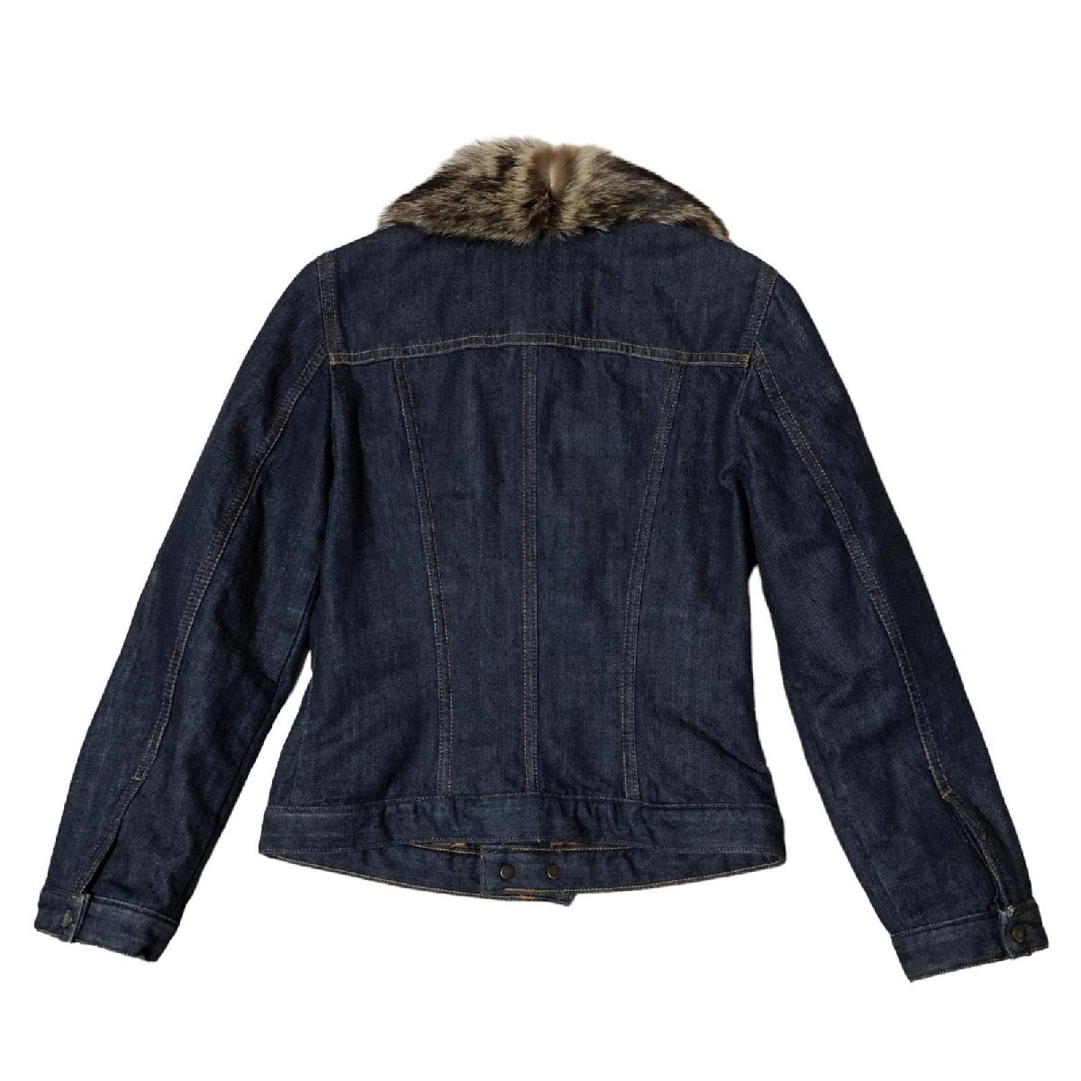 DOLCE ＆ GABBANA D＆G ドルガバ デニムジャケット ファー付き