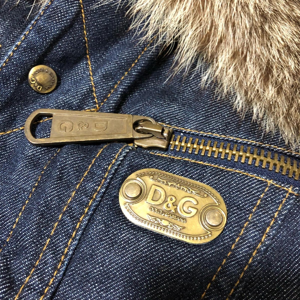 D&G デニムジャケット DOLCE&GABBANA ドルガバ Gジャン デニム 