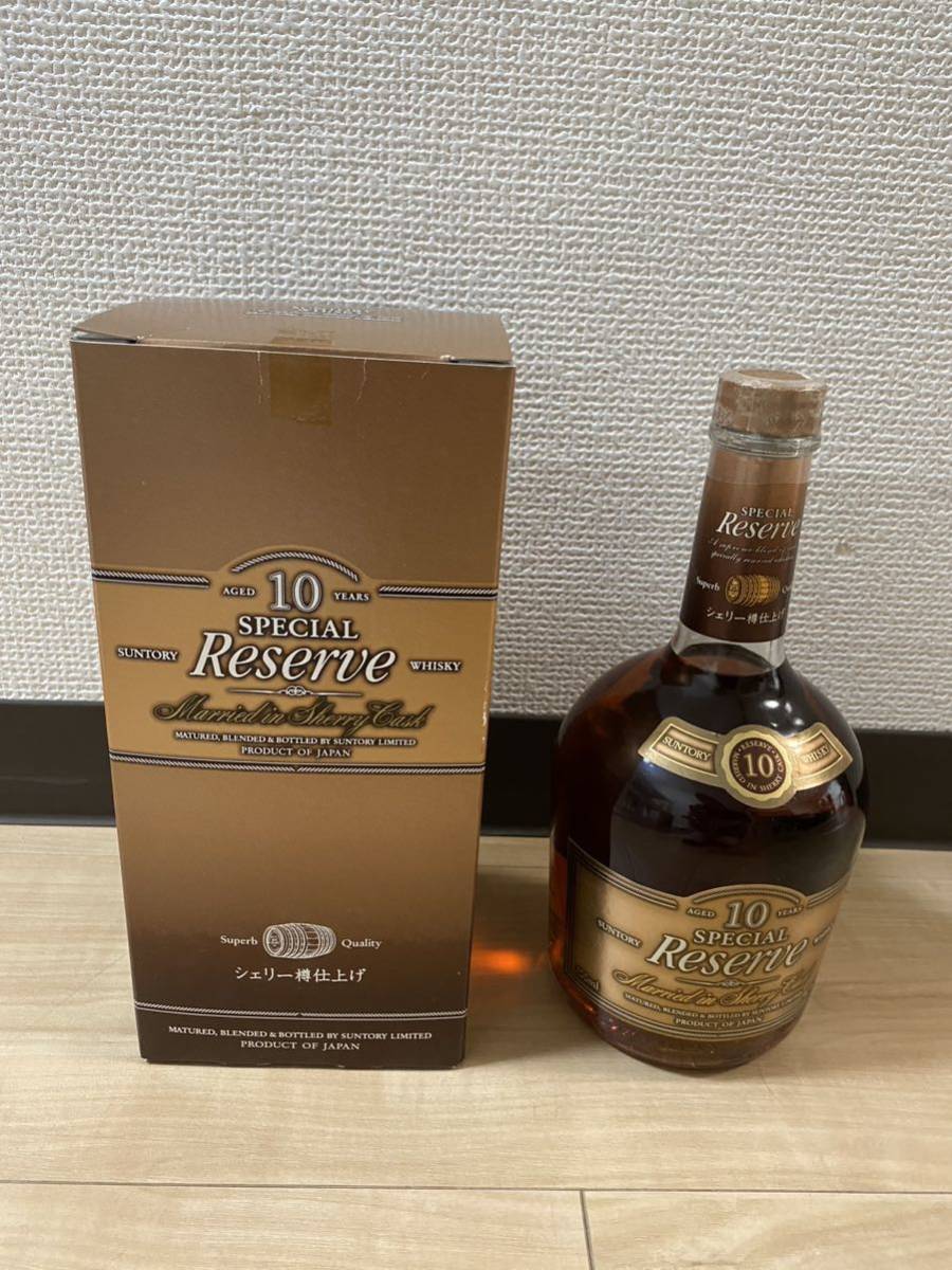 未開栓】サントリー リザーブ 10年 シェリー樽仕上げ 700ml 40