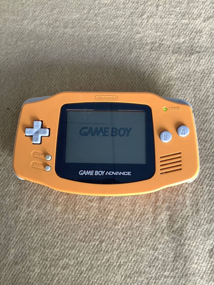 任天堂 GAME BOY ADVANCE AGB-001 ゲームボーイアドバンス 黄色 