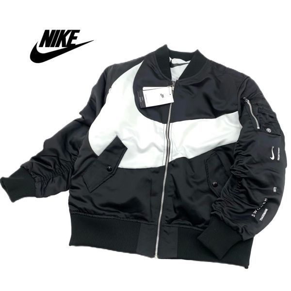 NIKE ナイキ サーマ リバーシブル ボンバージャケット 中綿 黒 2XL DR7021-010 22-1216-3-4