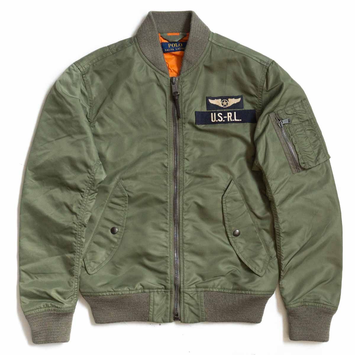 美品】POLO RALPH LAUREN 【MA-1 フライトジャケット】XS ミリタリー 