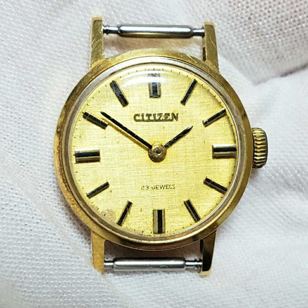 シチズン CITIZEN ドレッシー 手巻き レディース 腕時計 最終値下げ