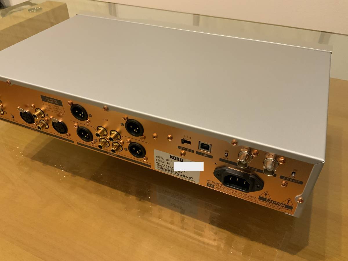 KORG NU1 高音質 DAC ADC プリアンプ KORG Nu 1 1BIT DSD11.2MHz USB