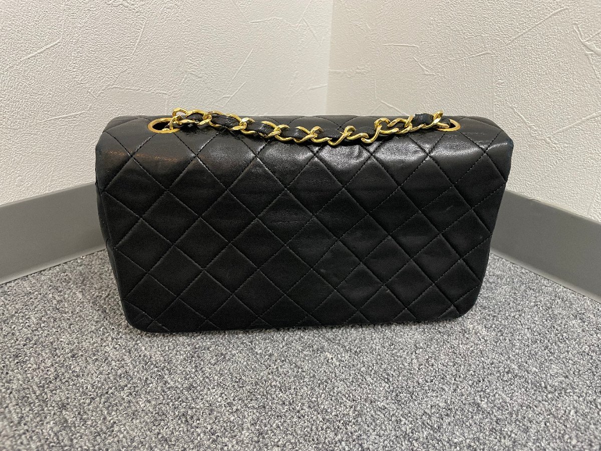 1円スタート】CHANEL シャネル ダブルフラップ Wフラップ Wチェーン
