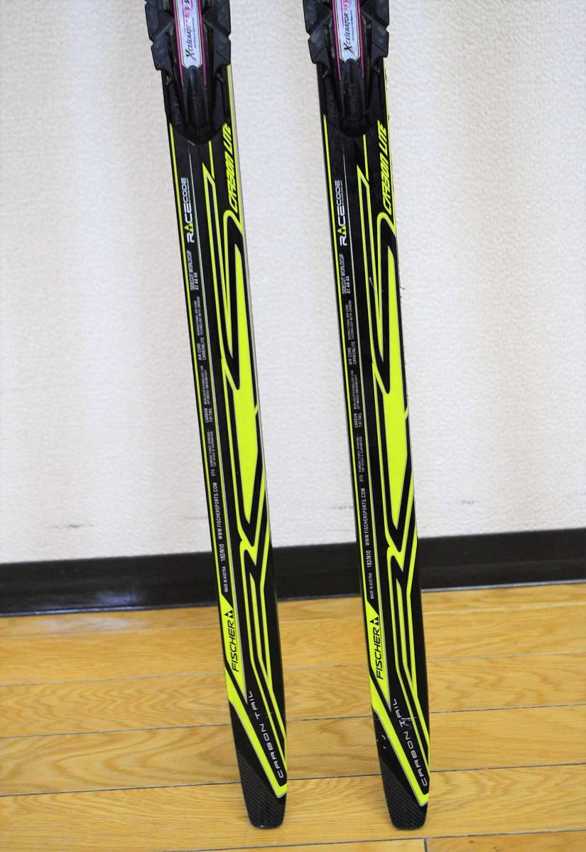 超軽量ハイエンドセット182cm FISCHER CARBONLITE SKATE COLD NNN