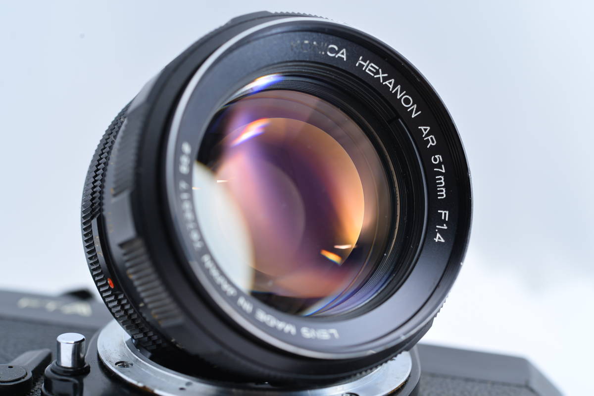 0982 KONICA FTA 57mm F1.4 Hexanon AR コニカ 一眼レフフィルムカメラ 