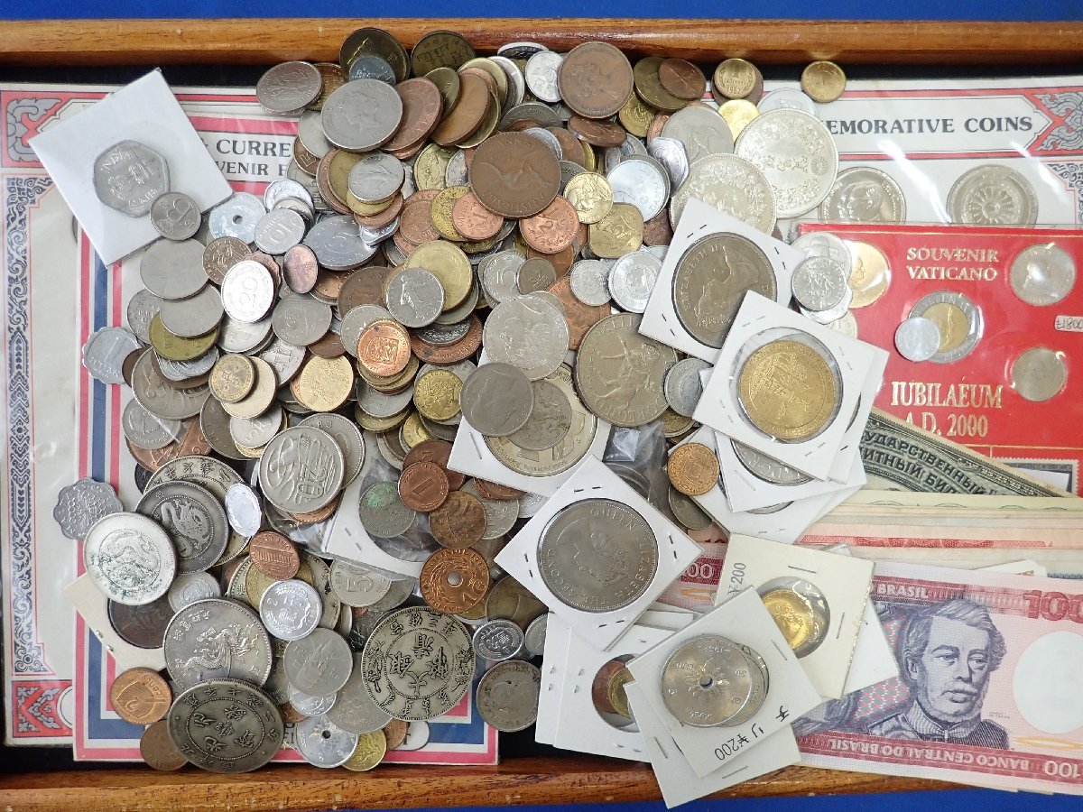 ◎外国銭まとめ コイン アメリカ 中国 貿易 フランス イギリス イタリア バチカン カナダ アジア 中華民国