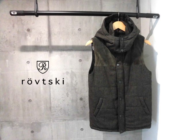 rovtski ロフトスキー スウェードヨーク切替 ウール ベスト2 rovtski ロフトスキー スウェードヨーク切替 ウール ベスト2