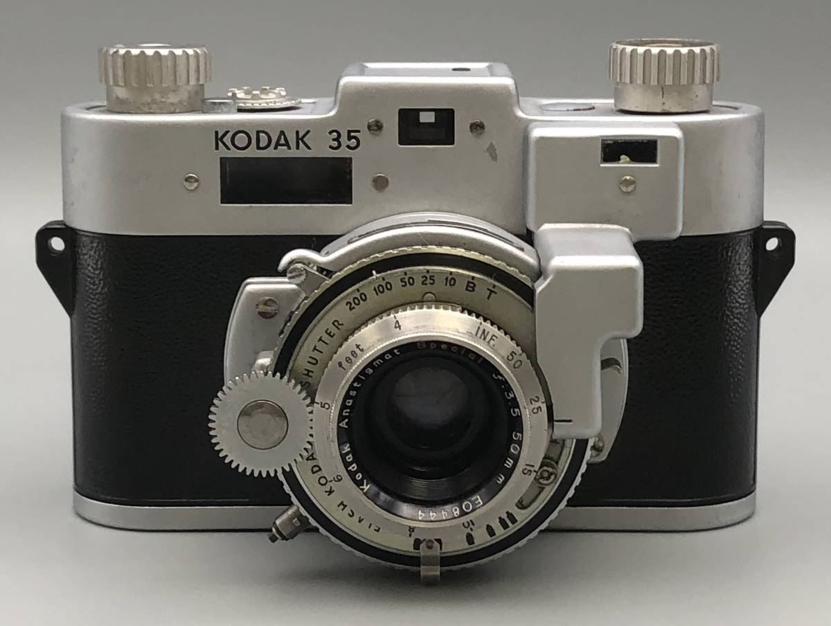 3920M☆【コダック 】KODAK 35 CAMERA Rangefinder KA f 3.5 50mm SPECIAL FLASH KODAMATIC SHUTTER ヴィンテージ 現状渡しで