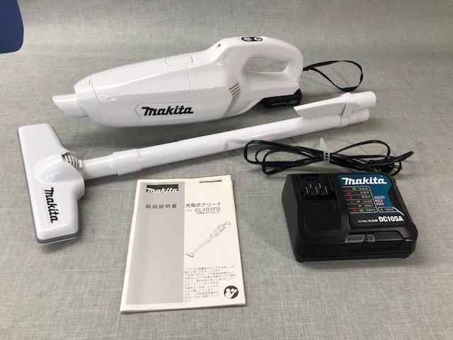 中古品】Makita マキタ 充電式クリーナー（紙パック式） CL107FD