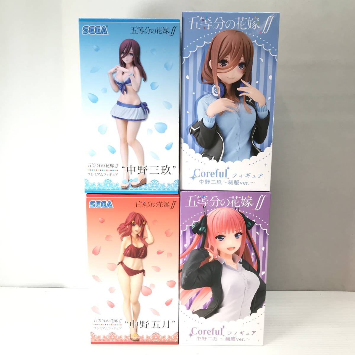 □未使用品□ フィギュア 初音ミク リゼロ レム 五等分の花嫁 プライズ 