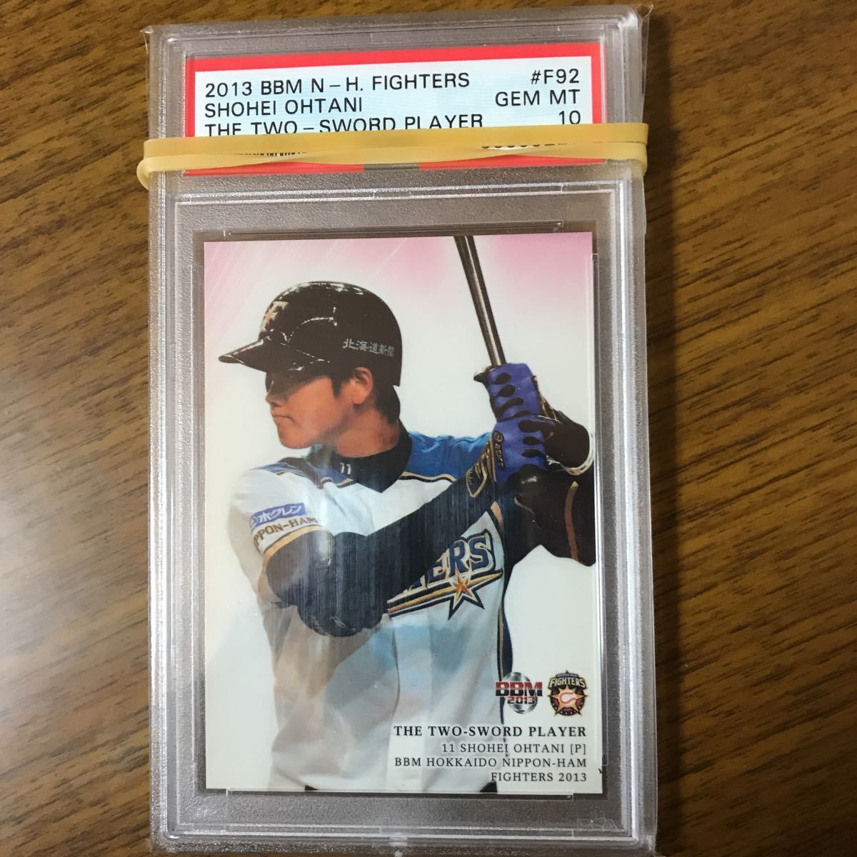 [PSA 10 GEM MT 鑑定済] 大谷翔平 ルーキーカード RC 2013 BBM THE TWO-SWORD PLAYER #F92 リアル二刀流 二刀流パズル SAMURAI JAPAN