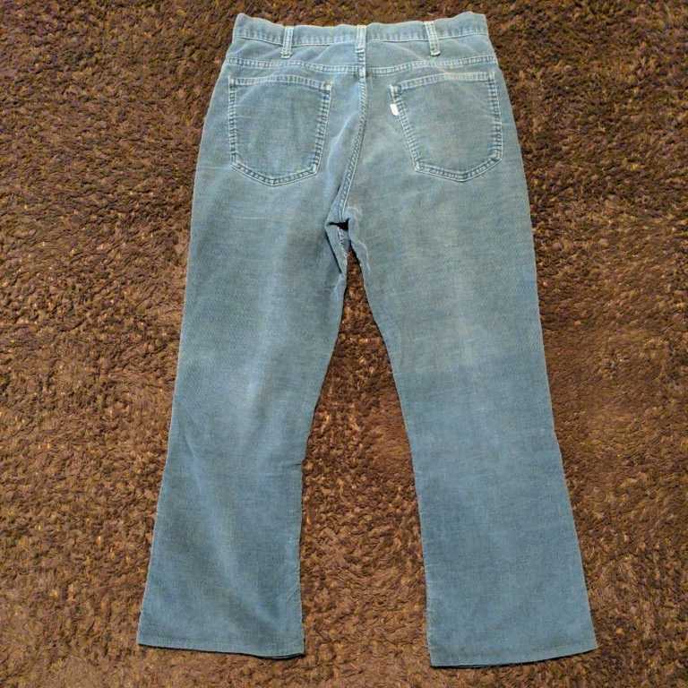 70s リーバイス 646 コーデュロイパンツ グリーン ビンテージ made in 