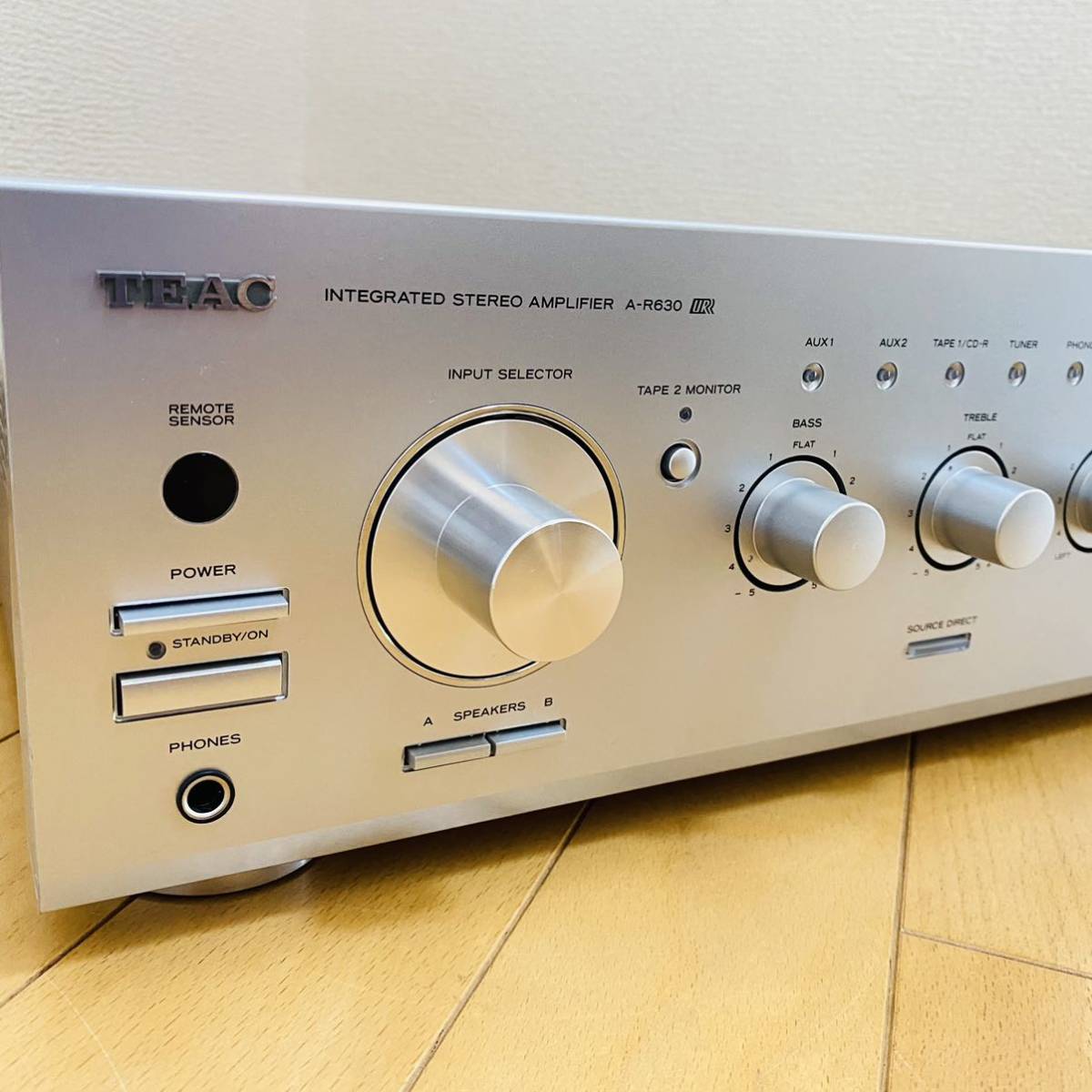 TEAC プリメインアンプ　A-R630 UR リモコン付き TEAC A-R630 MKⅡ UR ステレオ プリメインアンプ 2019年製 リモコン