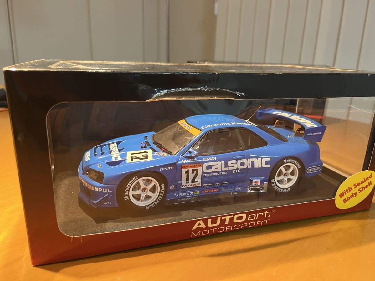 未使用)オートアート1⁄18 JGTC 2002 カルソニック スカイライン