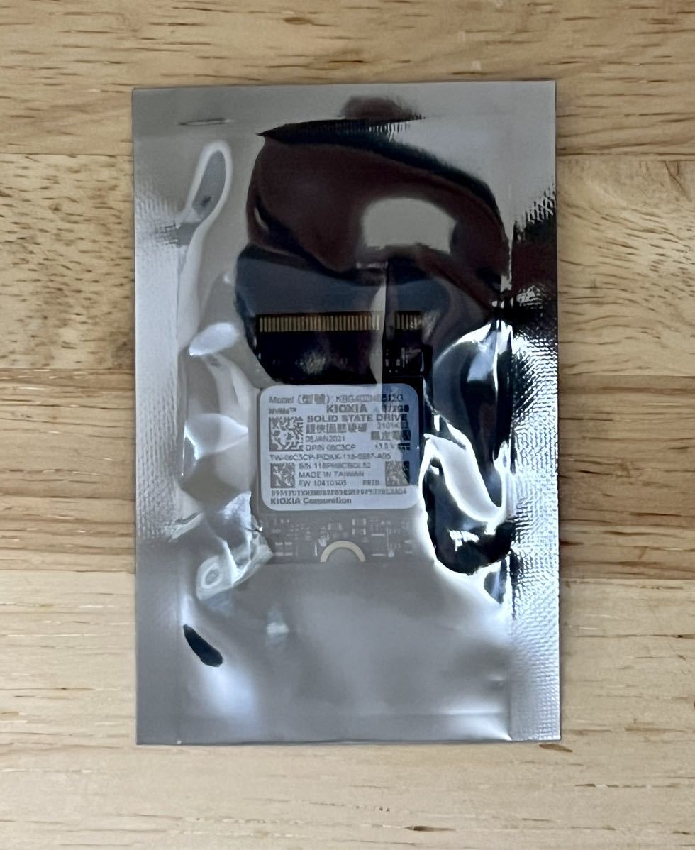 未開封品】Kioxia キオクシア M2 SSD 512GB KBG40ZNS512G Steam deck