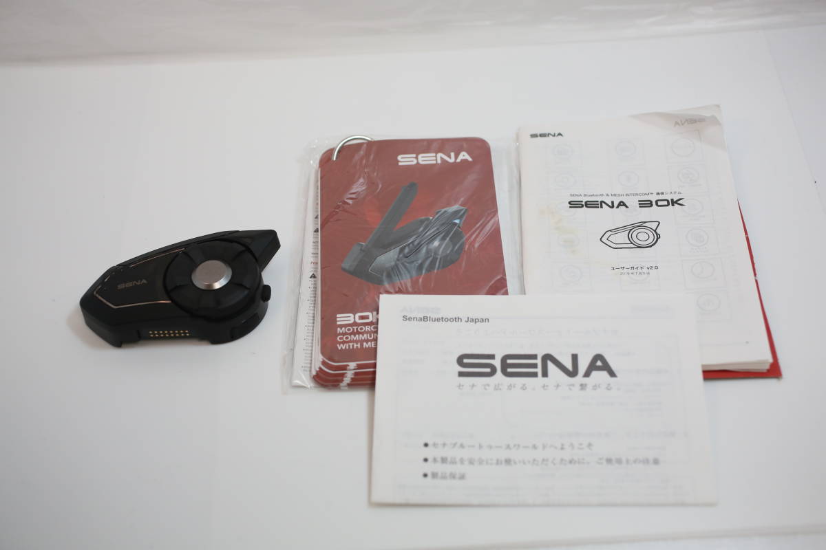 ★☆　SENA　３０K　インカム　最新ファーム Bluetooth　正規品登録可 日本語　本体のみ　☆★