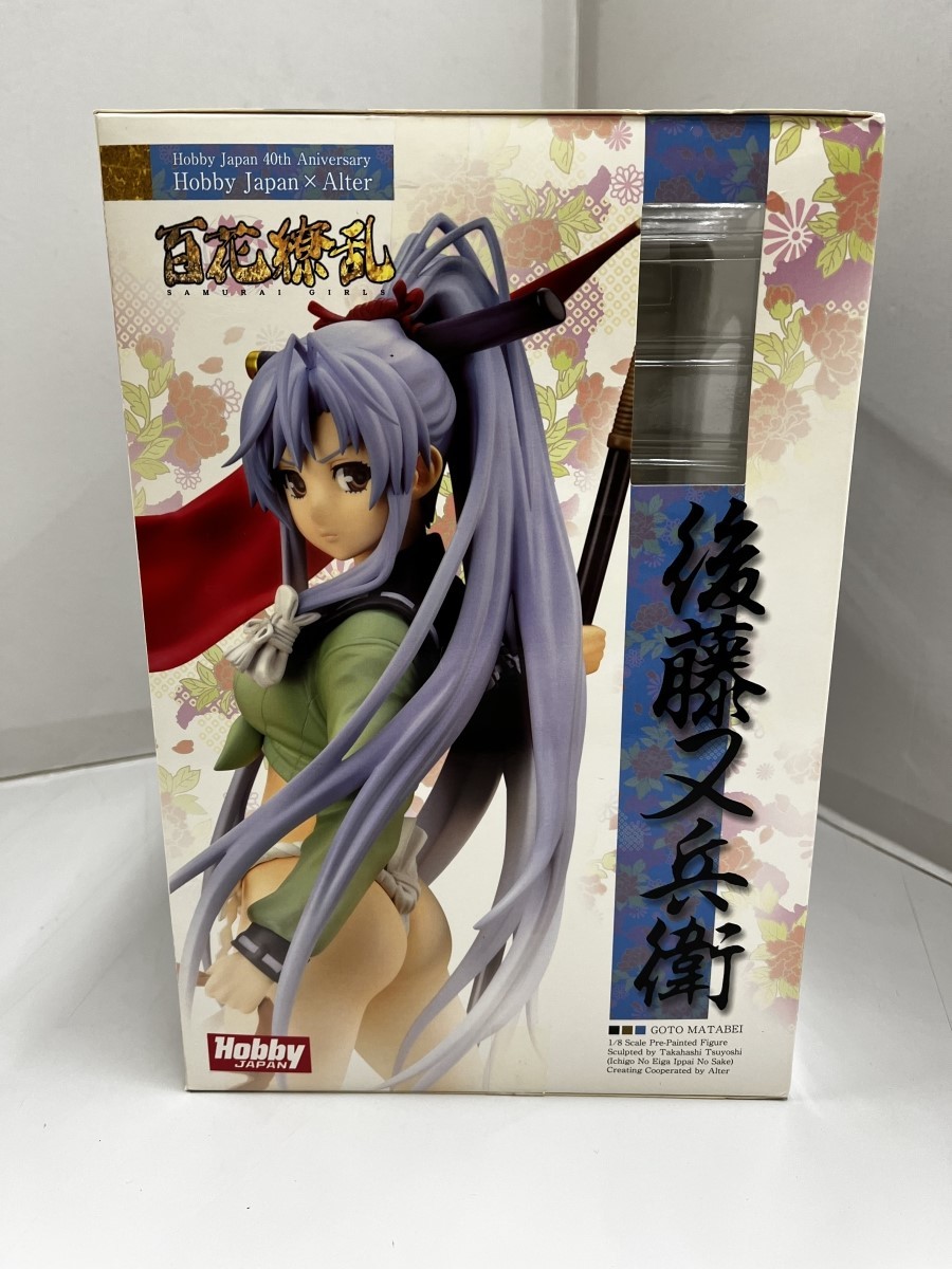 ▽【486】百花繚乱 後藤又兵衛 1/8スケールフィギュア/処分品▽