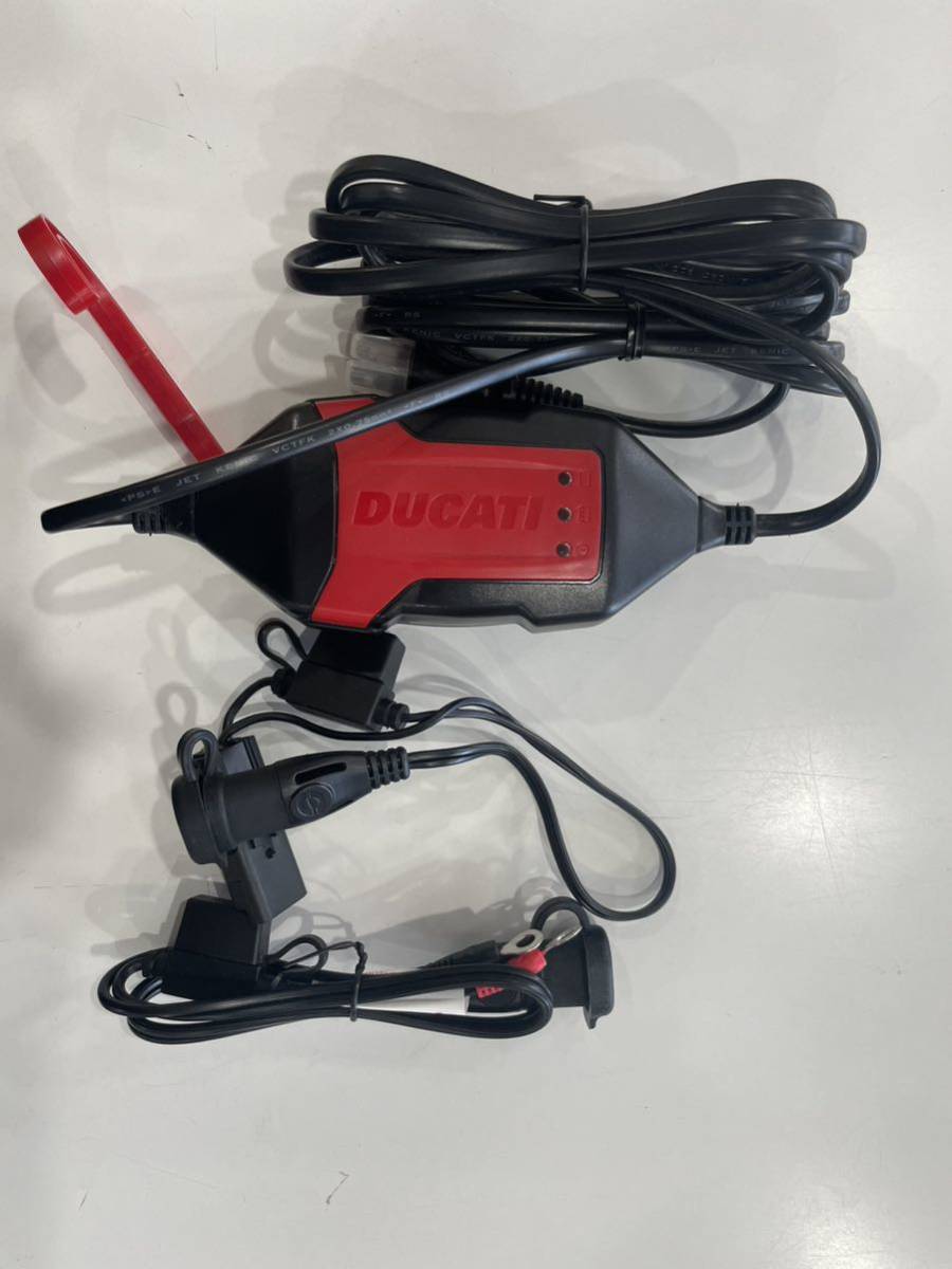 DUCATI 純正バッテリー充電器 tecMATE製 ほぼ未使用 DUCATI 純正