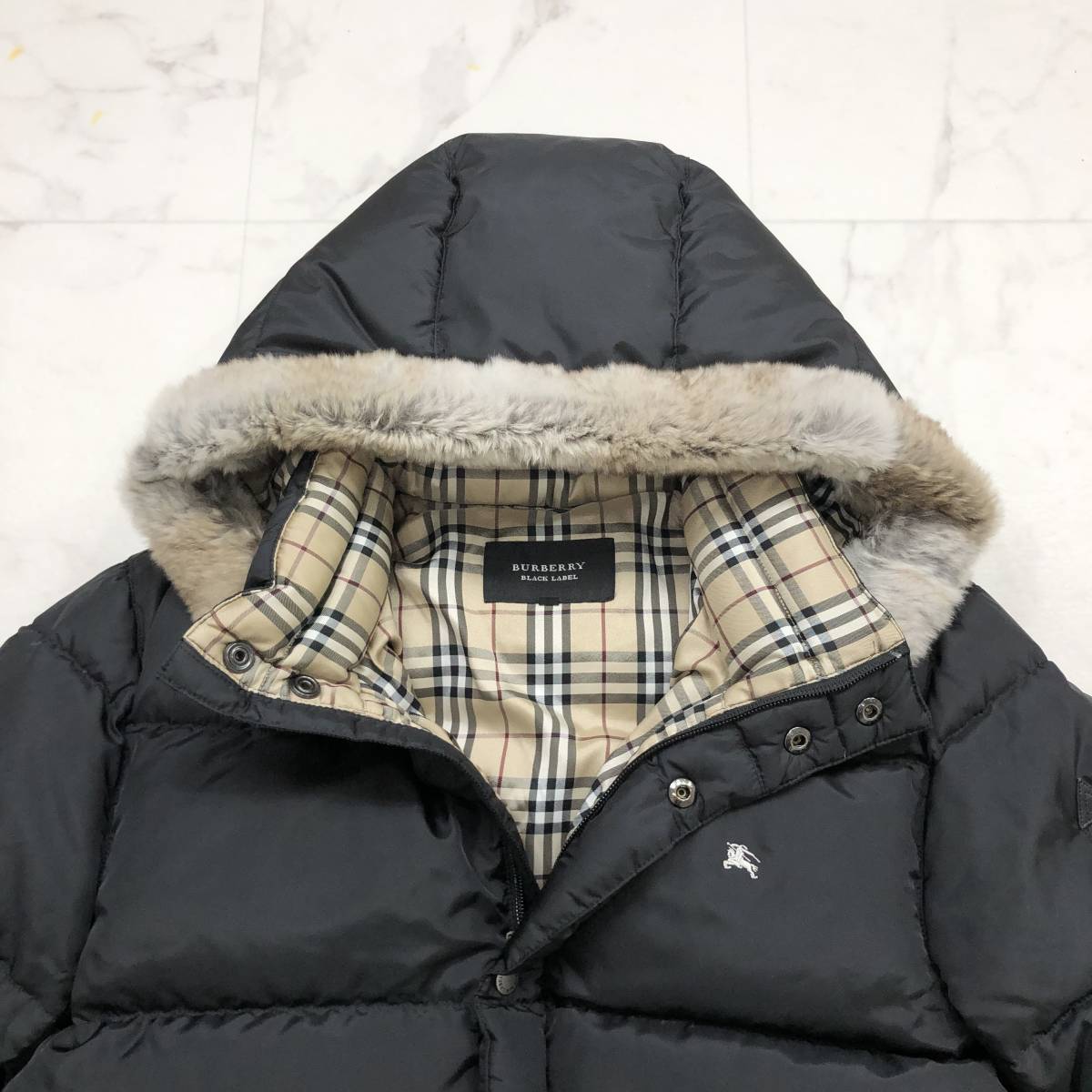 冬の極暖仕様☆バーバリーブラックレーベル【BURBERRY BLACK LABEL 