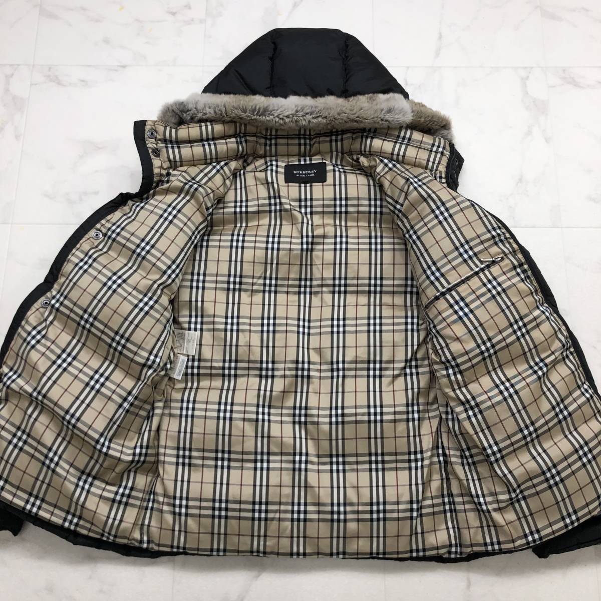 冬の極暖仕様☆バーバリーブラックレーベル【BURBERRY BLACK LABEL 