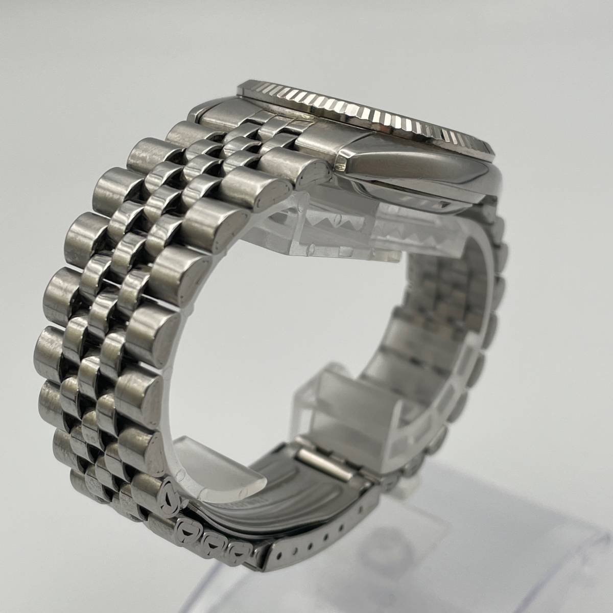 稼働品 SEIKO セイコー 5 ファイブ 7S26-3110 シルバー AT 自動巻き 